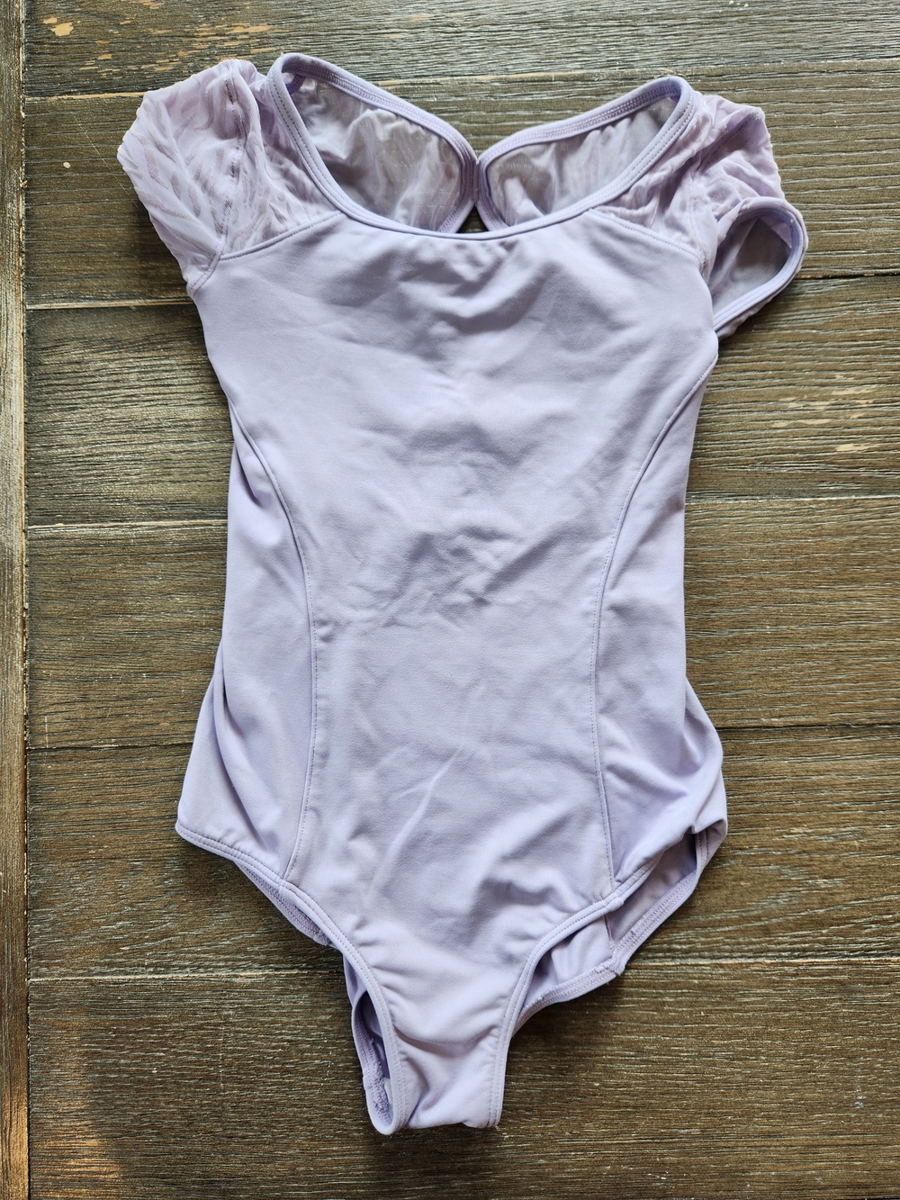 Bloch Lilac Short-Sleeve Dance Leotard - Kids One Piece